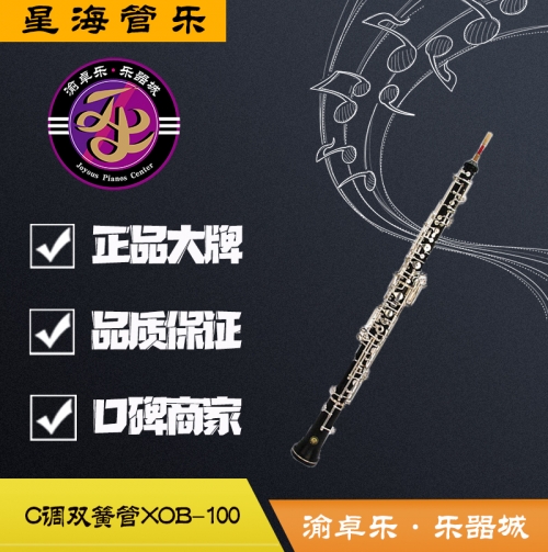 星海高音双簧管XOB-100B型号C调演奏学习高音双簧管